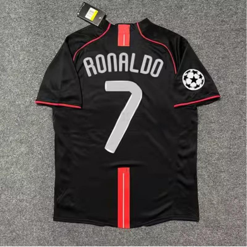 Retro Football Jersey Popular AC22 Kaka 80 Ronaldinho Manchester United Red Devils Santos 11 Source Manufacturer