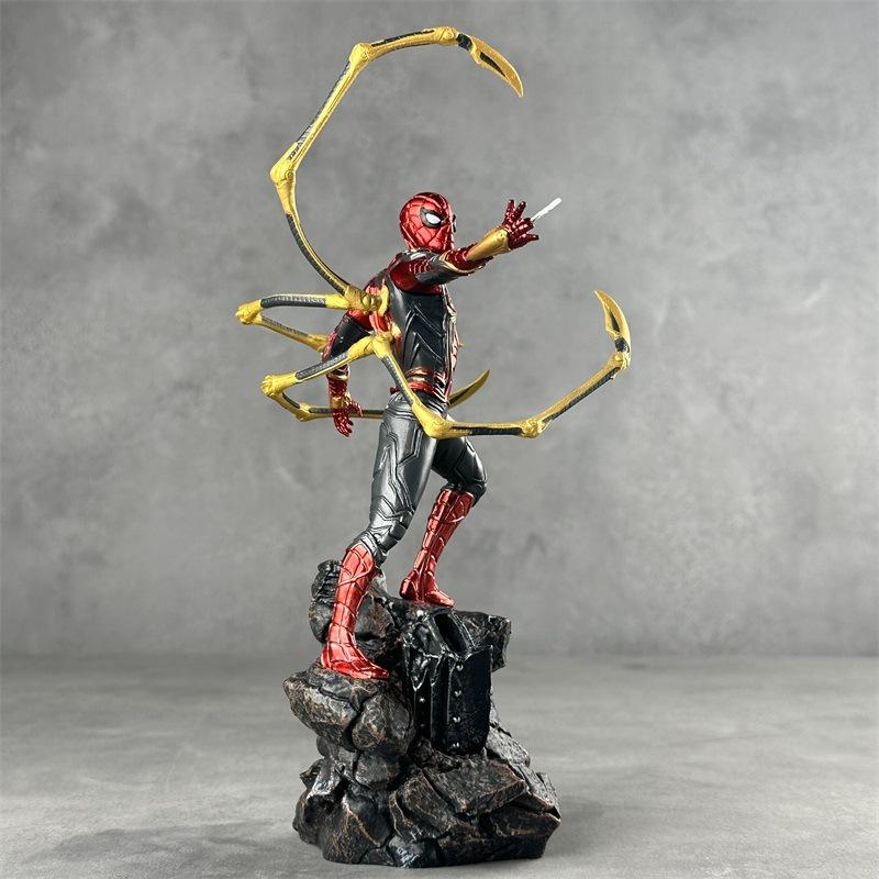 Marvel Spider-Man No Way Home Iron Spider Suit Figure 2 Poses Optional Collectible Model