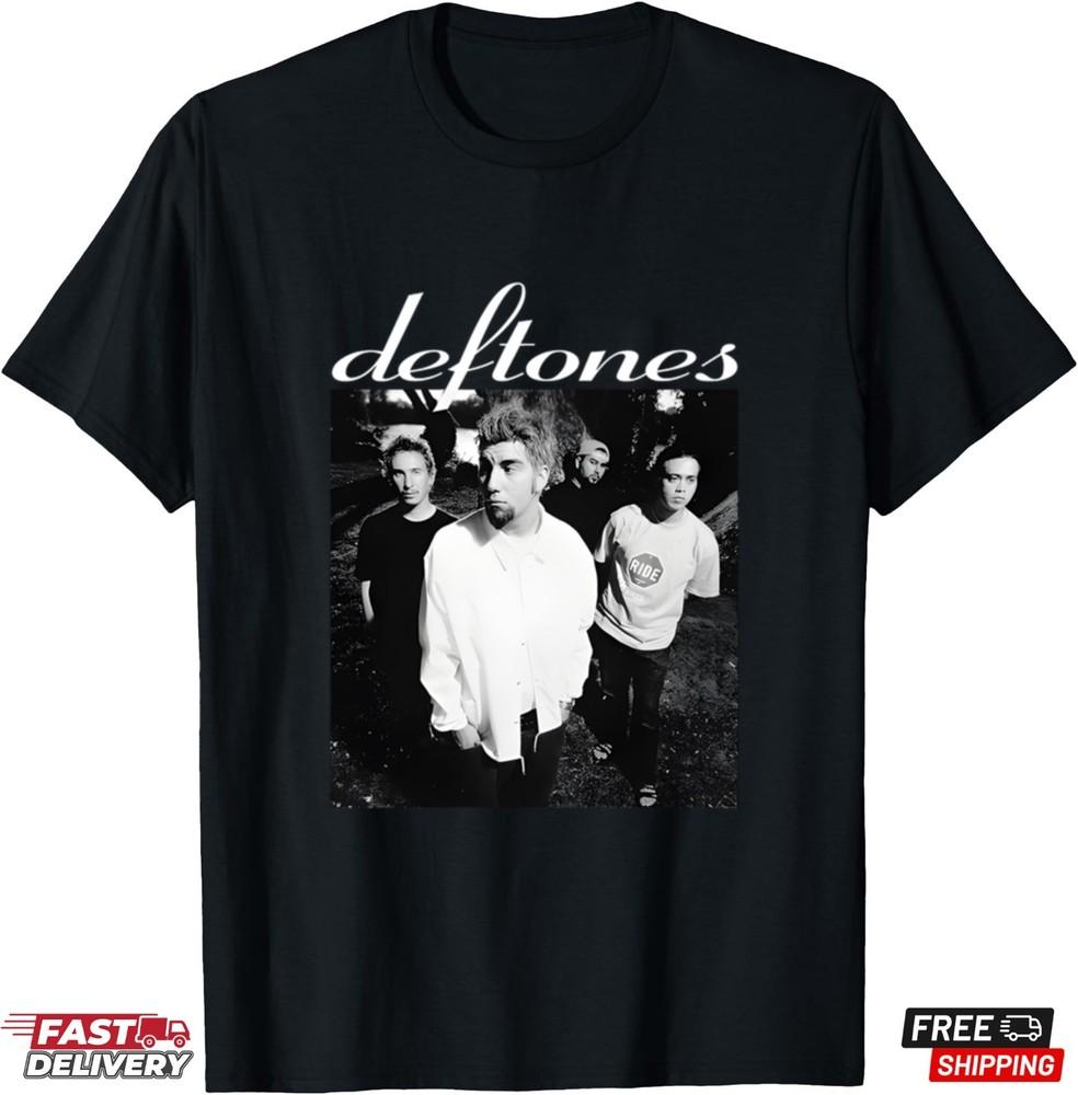 Футболка с логотипом группы Deftones, Металлическая футболка для фанатов, Унисекс футболка в подарок фанатам M