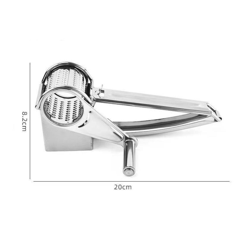 1pcs Stainless Steel Cheese Grinder Hand Cranked Multifunctional Vegetable Chocolate Carrot Nut Slicer Fast Kitchen Tool