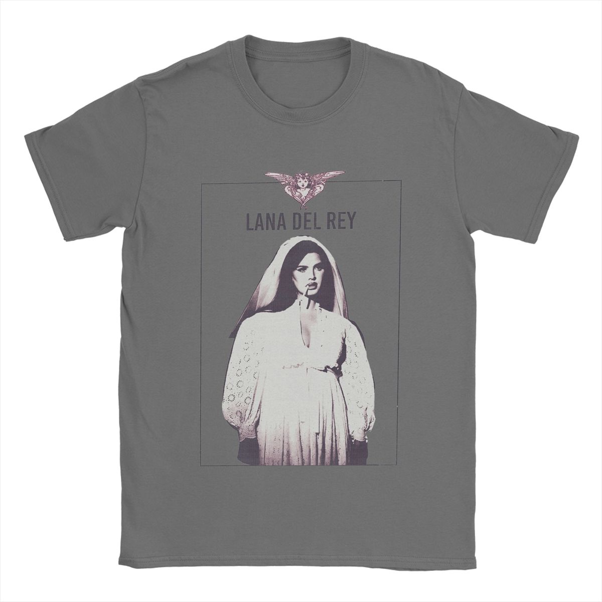 

Чоловічі футболки Lana Del Rey Смішна футболка Футболка з коротким рукавом Круглий виріз Бавовняні друковані топи L