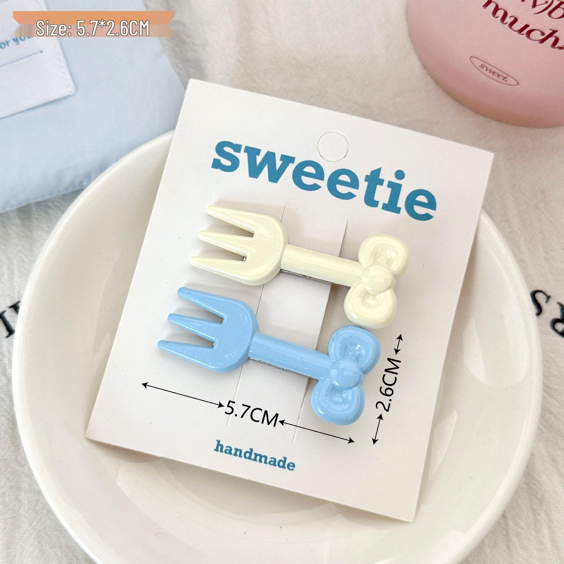 Versatile Retro Polka Dot Heart & Star Hair Clip Hairpin - Girlish BB Clip Accessory