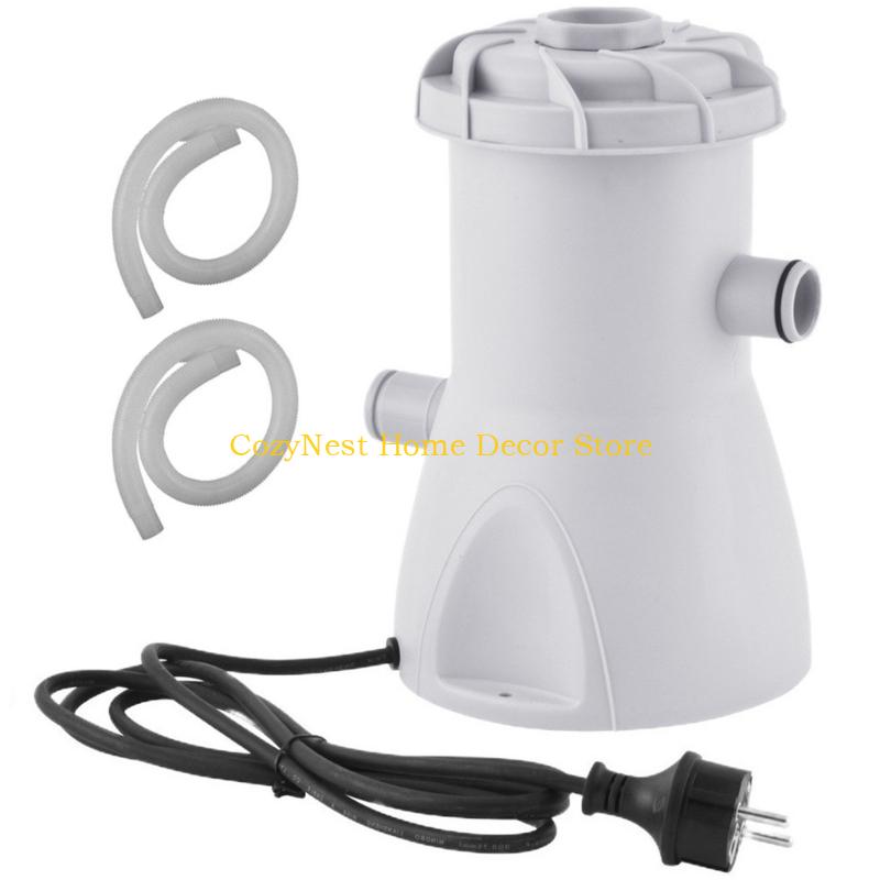 92MF 300GPH Pool Filter Pump Pool Filter Pump 110-220V Cartridge Filter Pump 300GPH Above Ground Pool Filter Cartridge Pump