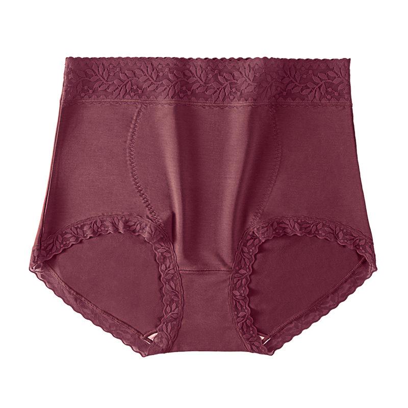 Intimo da Donna in Cotone con Pizzo, Intimo Traspirante a Vita Media, Top a Triangolo