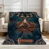 Game C-Castlevania Throw High-Density Short Plush Blanket Soft Skin-Friendly for Sofa Nap Air-Conditioned Room