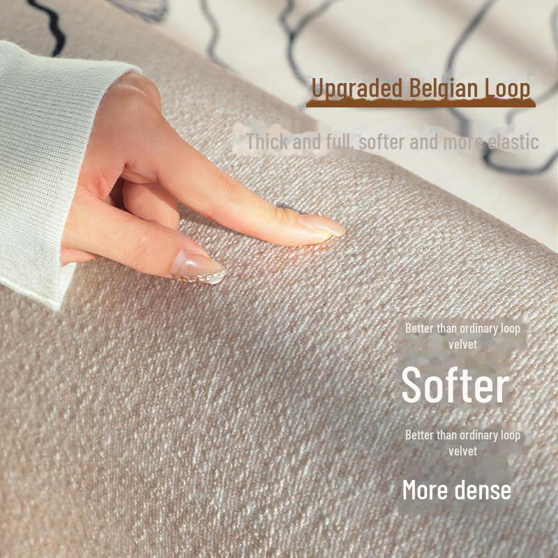 2025 Vintage French Living Room Carpet - Dirt-Resistant, Easy Care, Wash-Free, Light Luxury, High-End Floor Mat.