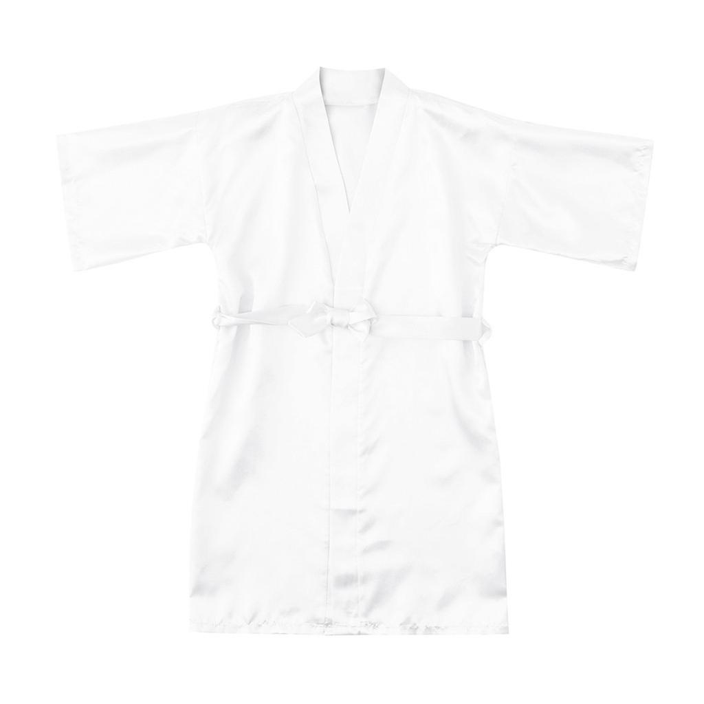 Toddler Baby Kids Girls Solid Silk Satin Kimono Robes Bathrobe Sleepwear Clothes