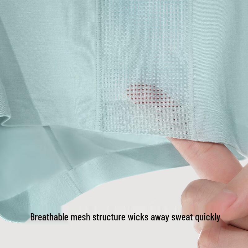 Men's Modal Ice Silk Boxer Briefs 3-Pack