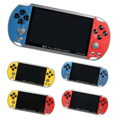 X7 Plus 5,1" přenosné kapesní herní přehrávače Duální joystick Vestavěný 20 000+ klasických her Podpora konzole retro videohry TV