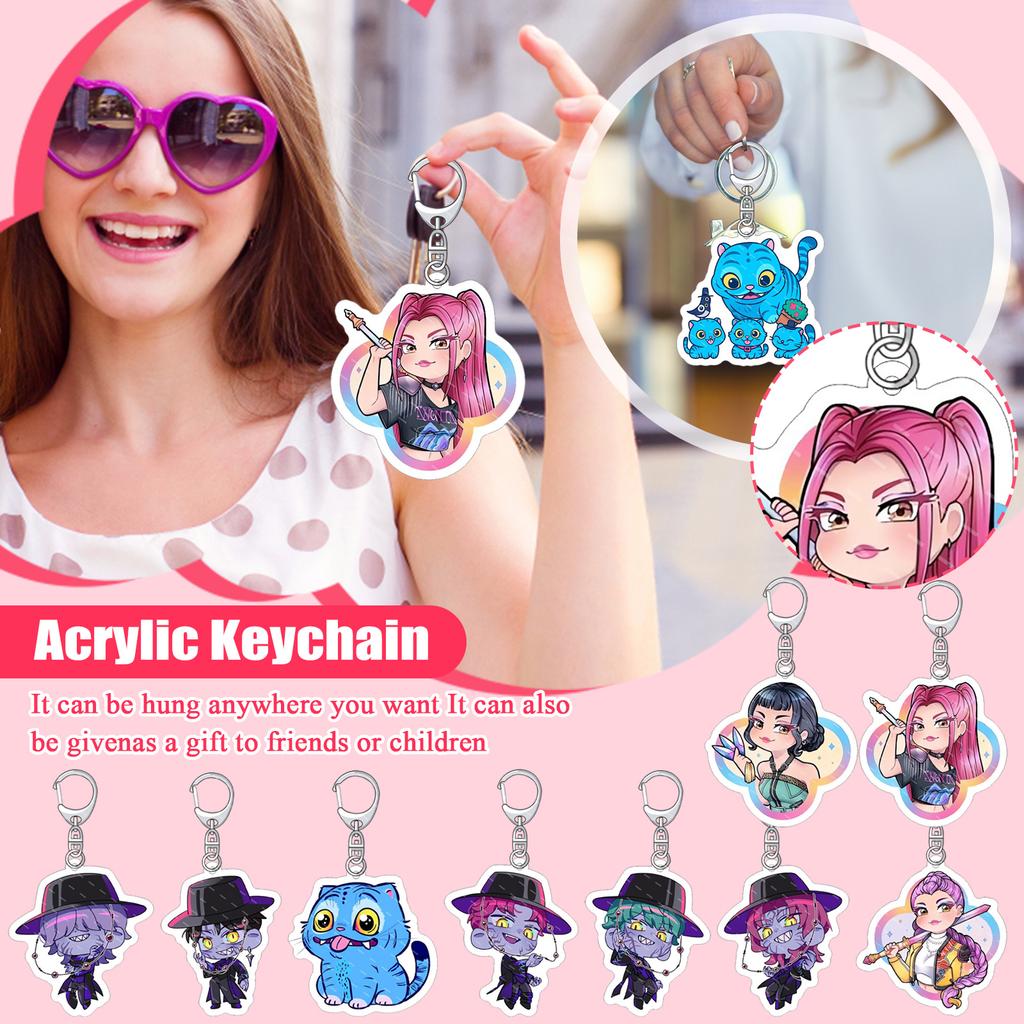 Netflix Korean Anime Peripheral Acrylic Keychain