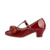 Escarpins à Lacets Pointus pour Filles Hiver 2025 - Chaussures Élégantes en Cuir pour Petites Filles