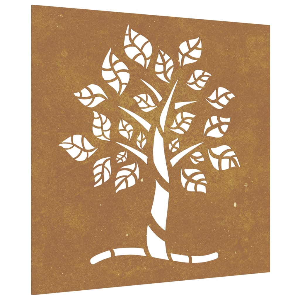 Rustikale Wandkunst im Freien - Vintage Baum des Lebens Skulptur, geeignet für Wohnzimmer, Home Office, Hochzeit Innen- und Außendekoration