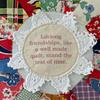 Vintage Quilt Friendship Pillow With Polyester Cover And Cotton Filling For Home Decor