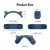 Silicone Headband Cover Decorative lovely Cat Ears Design Headband Protector Suitable for AirPods Max Headphone Accessories