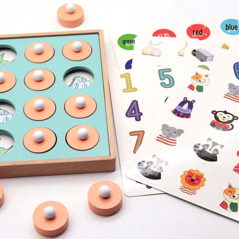 Wooden Boxed Memory Game for Kids: Enhance Logical Thinking and Brain Power