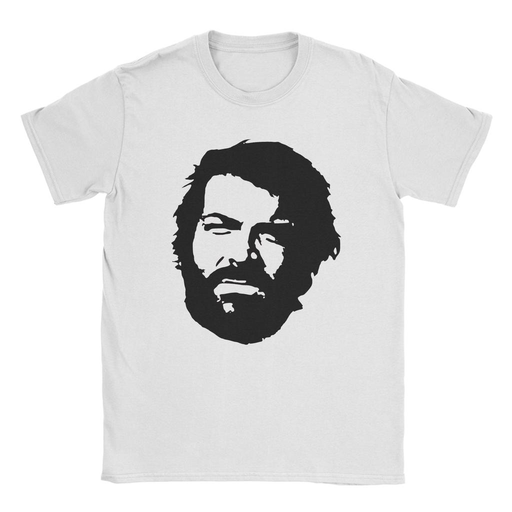 Unisex Donna Nuovo Arrivo Bud Spencer T Shirt Maglietta Cotone Puro T-shirt Abbigliamento