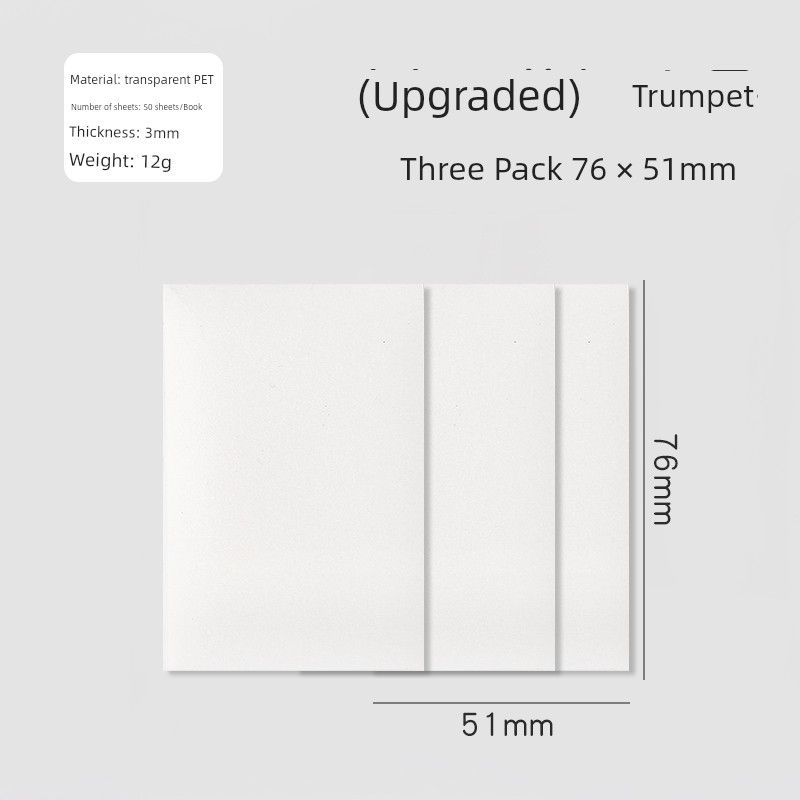 

Grade Three Class Two Transparent Frosted Sticky Notes Sticky Students Use Key Marks for Postgraduate Entrance Examination Good-looking Note Paper (Upgrade) small size three 76*51mm
