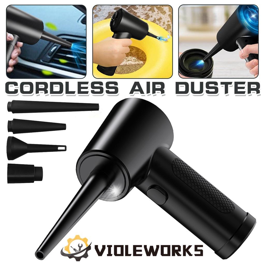 51000 RPM Cordless Air Duster Electric Air Blower Compressed Dust Blowing Guns Handheld PC Camera Keyboard Cleaner 68W DC 5V