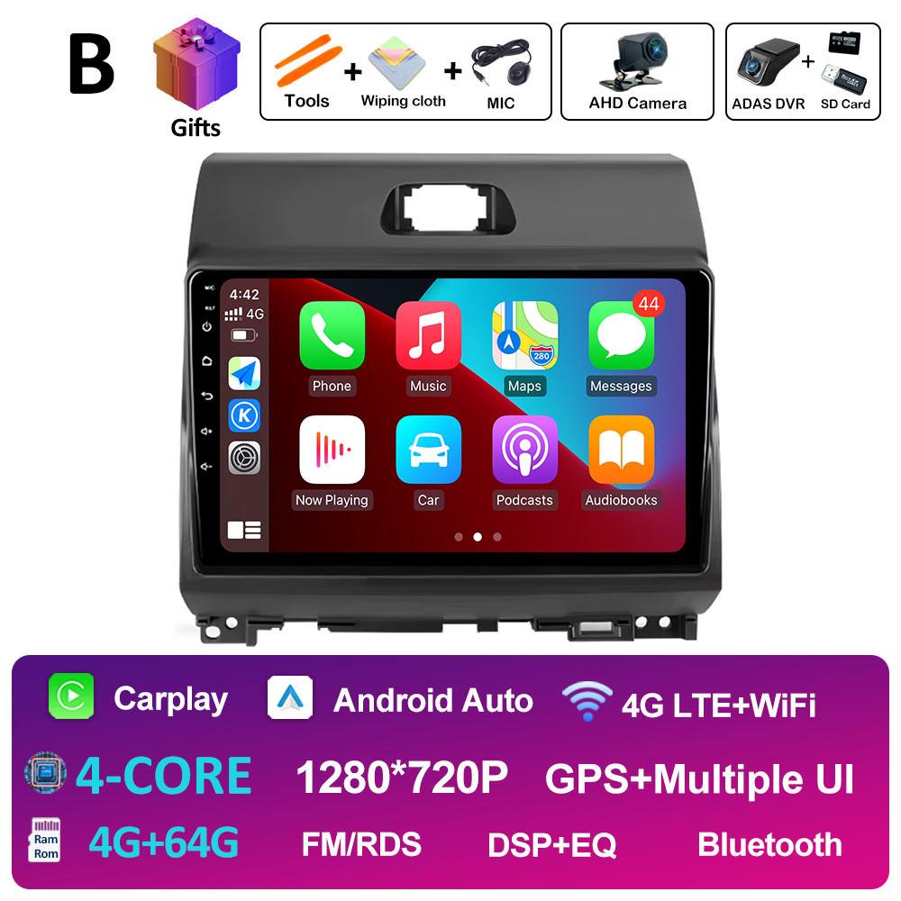 9 Inch Car Radio For KIA Ray 2011 2012 2013 2014 - 2017 Video Player Wireless Carplay GPS Navigation Cooling Fan Auto Tools WIFI