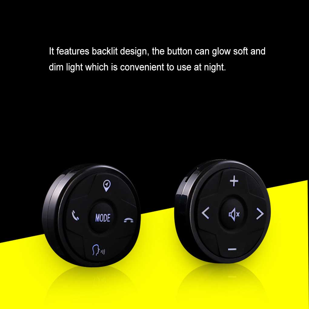 Steering Wheel Multifunctional Remote Control Controls Button Radio Buttons Car Panel DVD Volume Increase Control