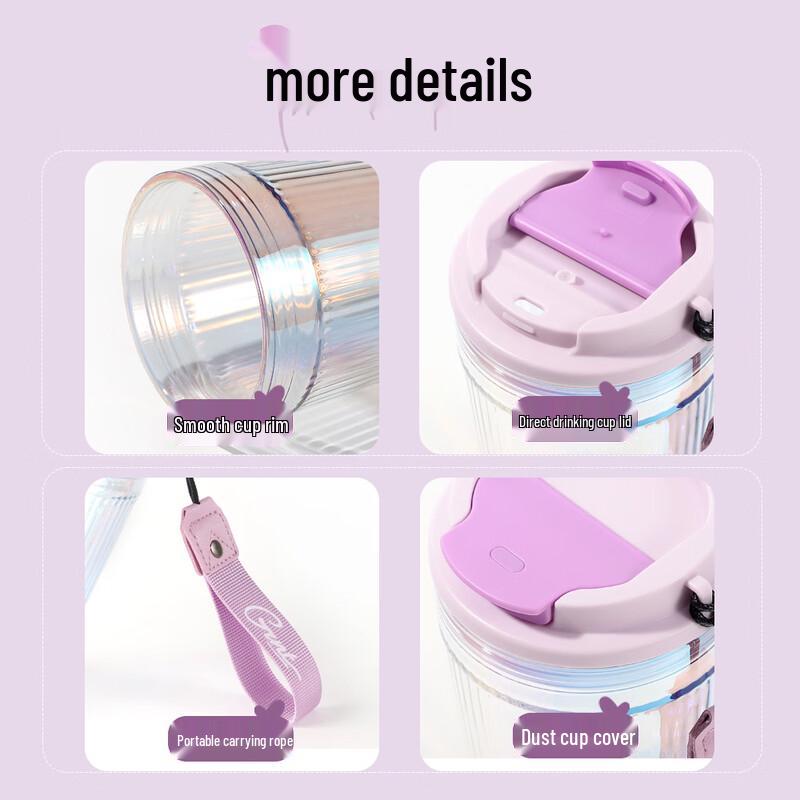 GiNT High Borosilicate Portable Glass Water Cup