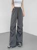 Summer Sports Pants Women's Summer Thin Casual Cargo Pants Wide Leg High Waist Quick Drying Pants Women's Fashion Pants