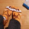 Shark Two Toe Socks Whale Toe Separator Socks Fashion Toe Mid Calf Sock  Slippers