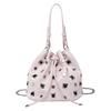 Bag 2025 New Niche Design Rivet Bag Foreign Style Hot Girl Portable Bucket Bag Female Messenger High Sense