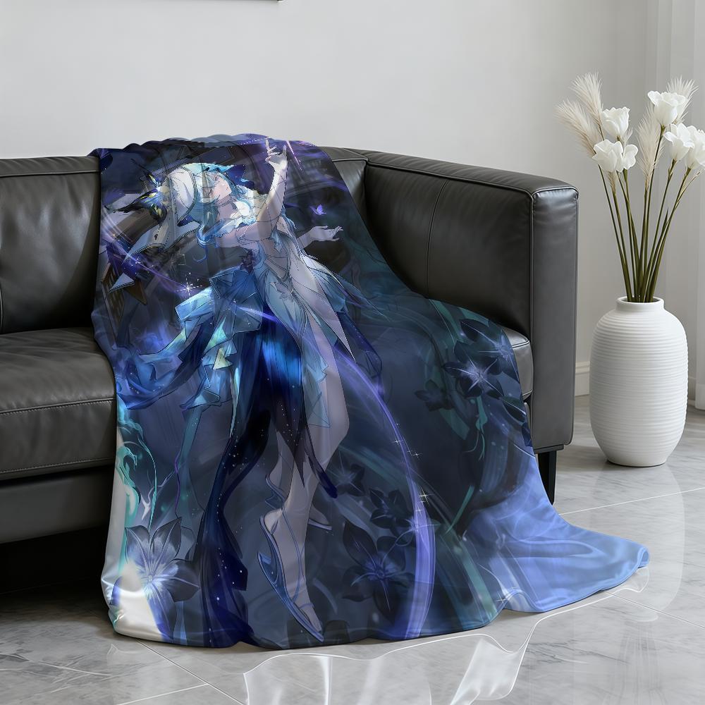 Hot Game The Shore keep er Wuthering Waves Blanket For Soft Throw Blanket for Picnic Bed Sofa Home Bedroom Cozy Warm Comfortable