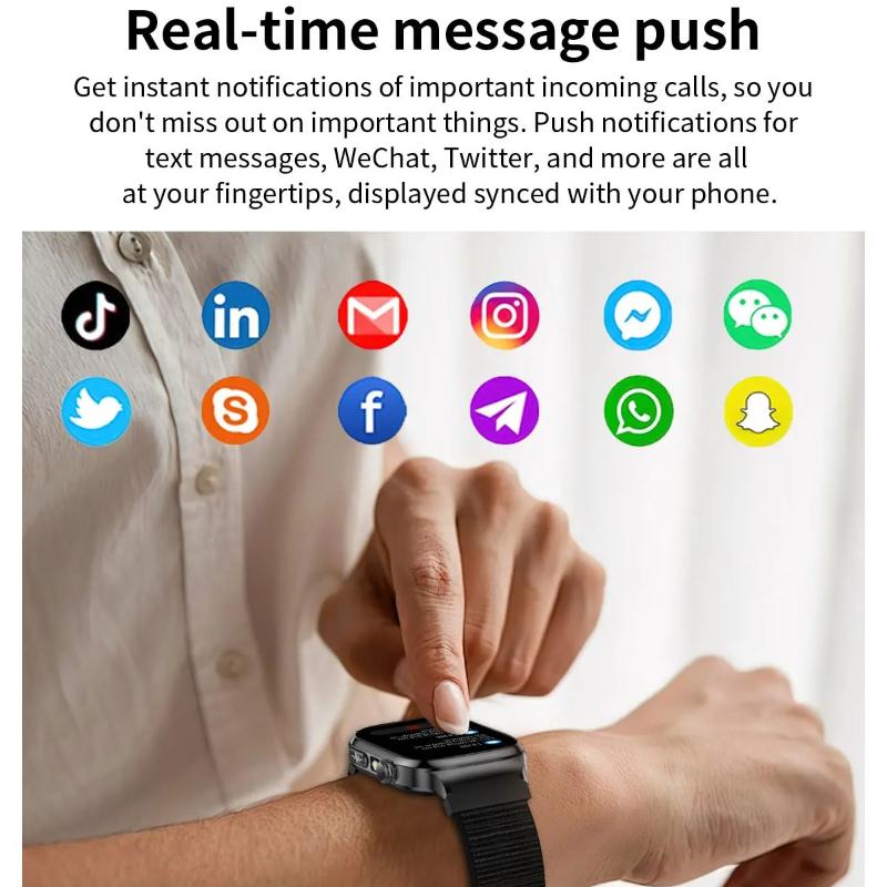 2026 Nuovo Smartwatch per Esame Fisico Micro Salutare ECG Acido Urico Lipidi Pressione Sanguigna Chiamata Bluetooth Smartwatch Per uomo