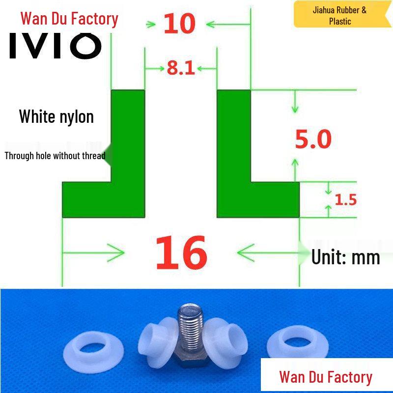 T-Shaped Nylon Insulating Bushing Spacer for M3-M35 Threads