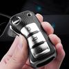 Bilnøkkelveske i skinn Nøkler Full Cover Protection Shell Bag for VW Volkswagen Polo Tiguan Passat Golf Jetta Lavida Skoda Octavia