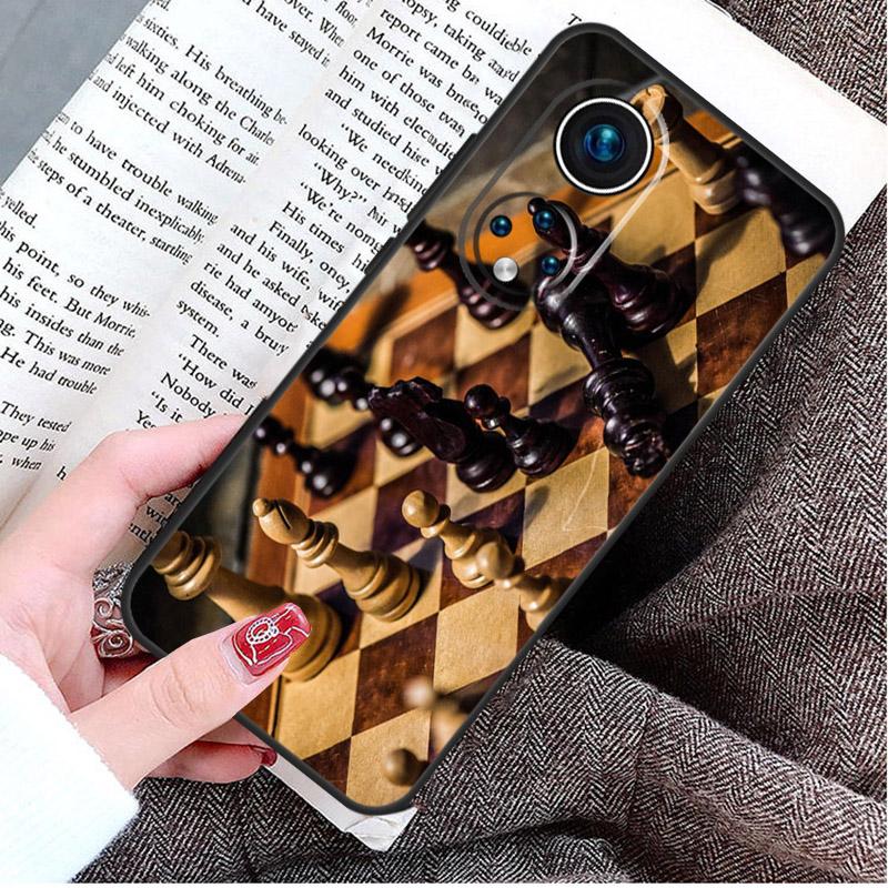 Chess Board Dark Horse Case For Honor Magic 5 6 7 8 Pro Honor Win RT X9d X9c X9b X9a X8c X8b 50 70 90 400 200 Lite