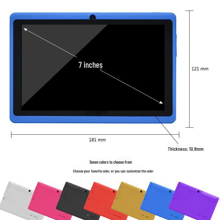7-inch Kids' Tablet, WiFi, 4GB+64GB, Android 13, HD Display, Google Entertainment, YouTube, Student Edition