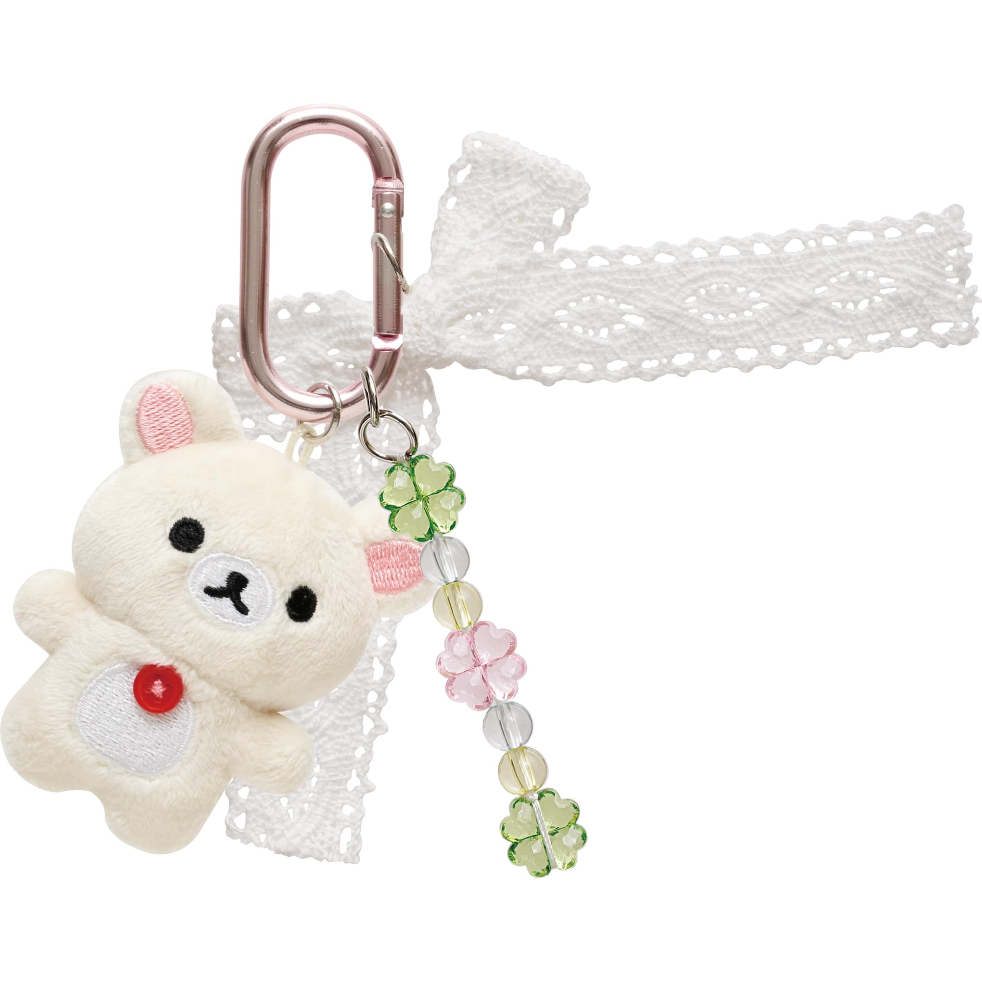 

MV63401 Rilakkuma Kumakyun Dangling Plush Toy Korilakkuma Chairoikoguma s Days