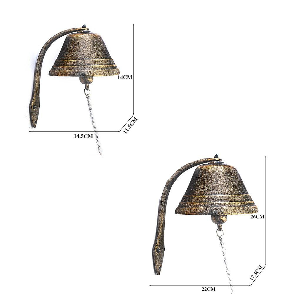 Creative Collision Bell Cast Iron Wrought Iron Bell Blessing Dining Table Bell Courtyard