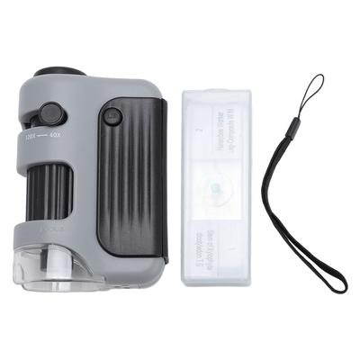 Pocket Microscope 120X with LED Light Educational Portable Handheld Microscope for Classroom Lab