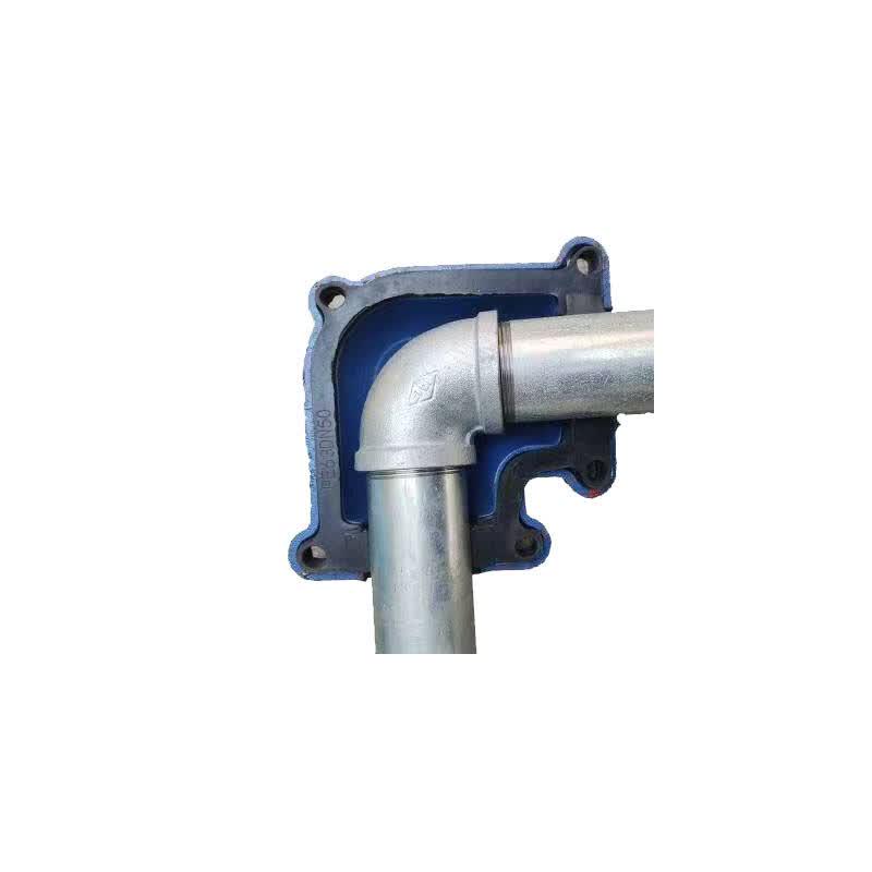 Cast Iron 90-Degree Elbow Repair Clamp DN50, 50mm OD