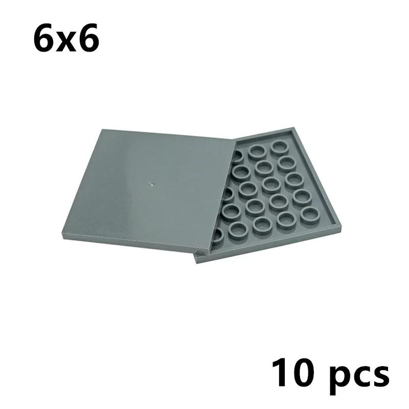 DO IT YOURSELF Ceramic Tile Construction Bricks MOC Smooth Figures Blocks 4x4 6x6 8x8 8x16 7x7 Works With 10202 1751 Learning Creativity Playthings