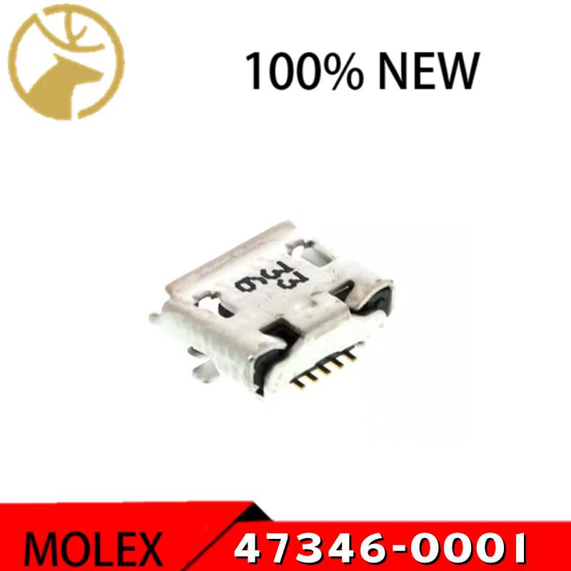 10PCS MOLEX 473460001 47346-0001 0473460001  5PIn USB 2.0 Micro-B New Original Connector 100% New 10PCS 473460001