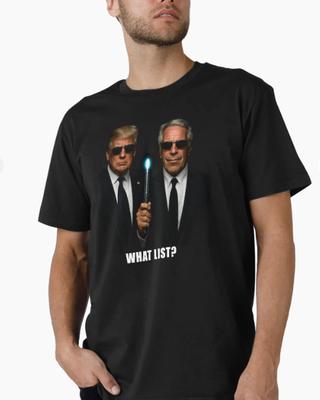 Aký zoznam? Donald Trump s Jeffrey Epsteinom Klasické tričko