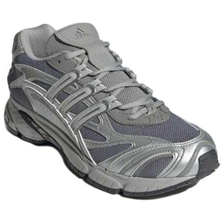 Adidas Originals Temper Run 2.0 Anti-Slip Wear-Resistant Low-Top Chunky Sneakers Unisex Gray Sneakers JR9558