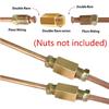 3/8-24 Female Inverted Flare Fitting Union Brass For 3/16” Brake Lines Universal