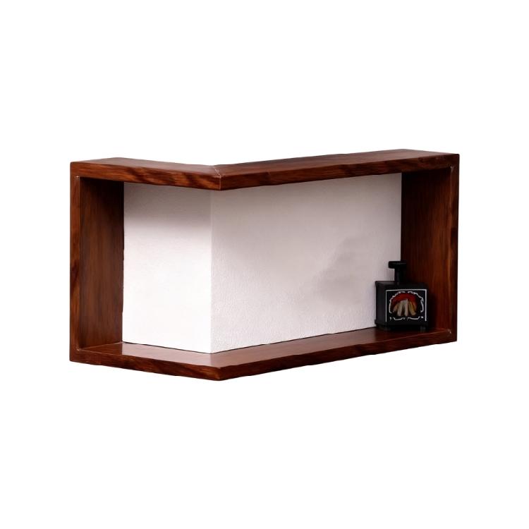 Corner Shelf Unit Wood Component Efficient Organization Space Saving Shelf for Maximizing Unused Corners in Modern Homes