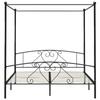 VidaXL Black Metal Canopy Bed Frames 200 X 200 Cm