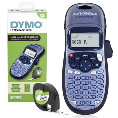 DYMO LetraTag LT-100H ABC Keyboard Label Maker, Widescreen Display, 1 Tape Cassette
