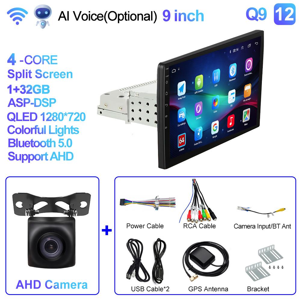 7'' 9'' 10'' 8Core Android 1Din Car Multimedia CarPlay Universal Navigation GPS 1 DIN Headunit Auto Radio Audio Stereo Dvd