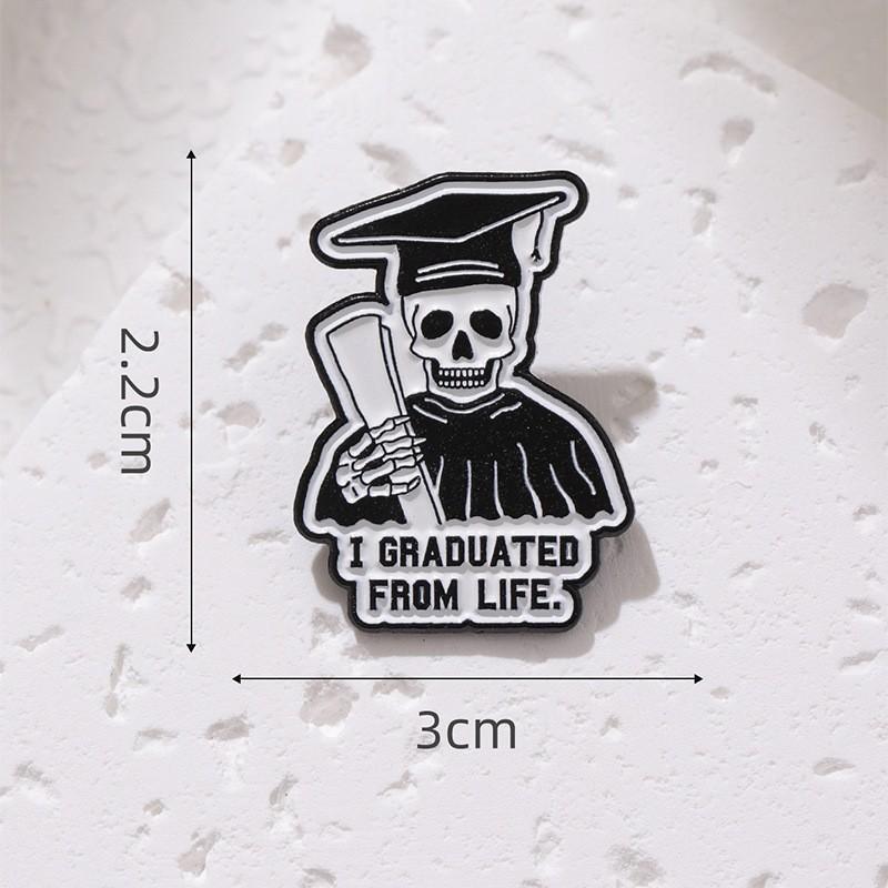 Graduation Brooch Stylish In Alloys With Elegant Flower And Cap Designs Gifts For