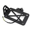 Universal Side Mount Motorcycle Registration License Plate Holder Bracket With LED Light For Harley Sportster Honda Cafe Racer