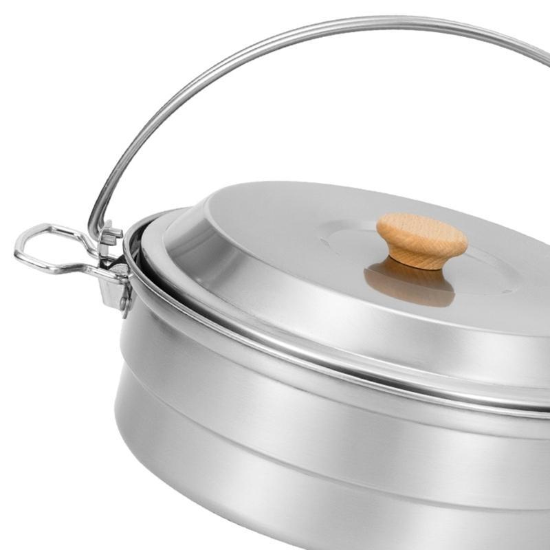J0MC 304Stainless Steel Steamers Pots Steamers Cooking Pots Fish Steaming Pans Suitable for Cooking Vegetables Soups China Mainland